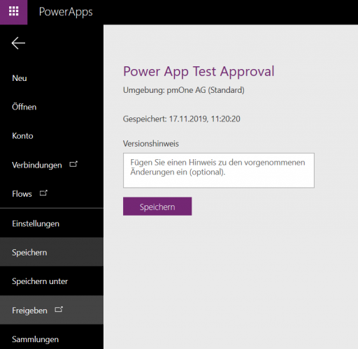 Datensatz-Überprüfung/-Freigabe mit SharePoint Liste & Power Apps